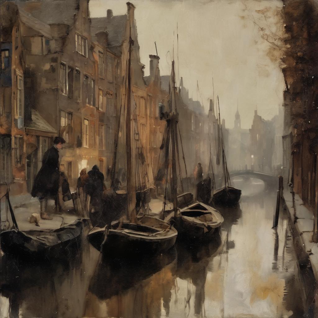 Το στιλ και η τεχνική του καλλιτέχνη Frans Cuyck van Myerop